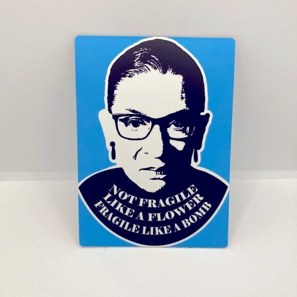 “Fragile Like a Bomb” RBG magnet - Picture 3 of 4